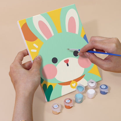 Bright Cute Pet Faces mini paint by numbers – image 5