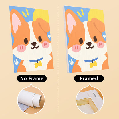 Bright Cute Pet Faces mini paint by numbers – image 13