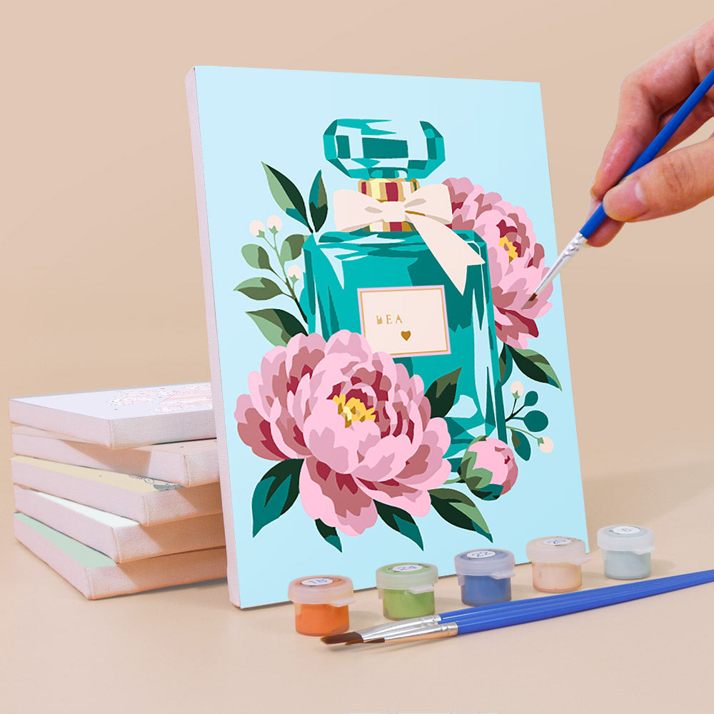 Pink Glamour Accessories mini paint by numbers – image 3