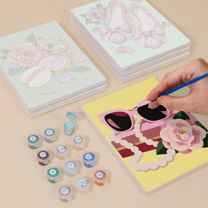 Pink Glamour Accessories mini paint by numbers – image 4