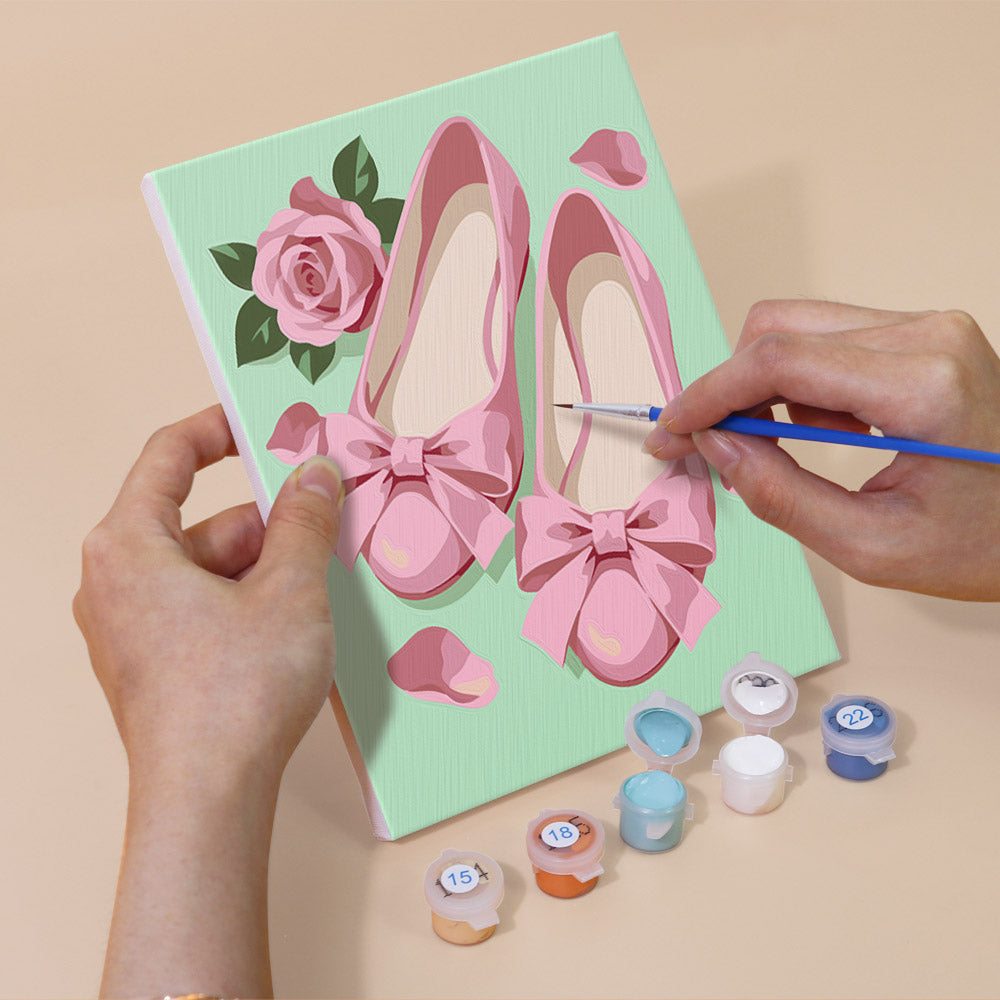 Pink Glamour Accessories mini paint by numbers – image 5