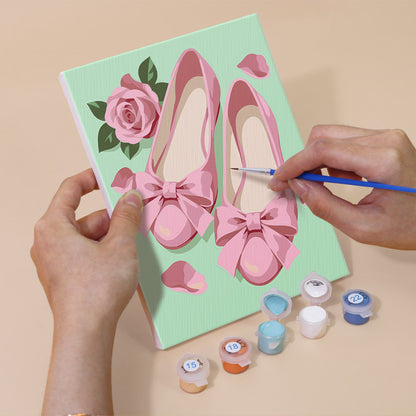 Pink Glamour Accessories mini paint by numbers – image 5