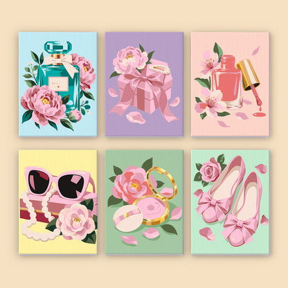 Pink Glamour Accessories mini paint by numbers – image 8