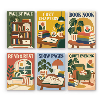 Cozy Reading Nook Posters mini paint by numbers – image 7