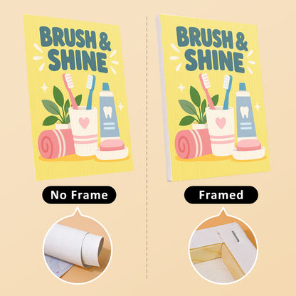 Pastel Bathroom Routine Posters mini paint by numbers – image 13
