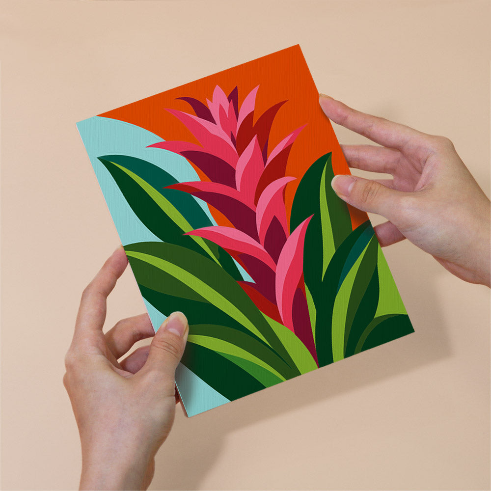 Protea, Orchid and Anthurium mini paint by numbers – image 6