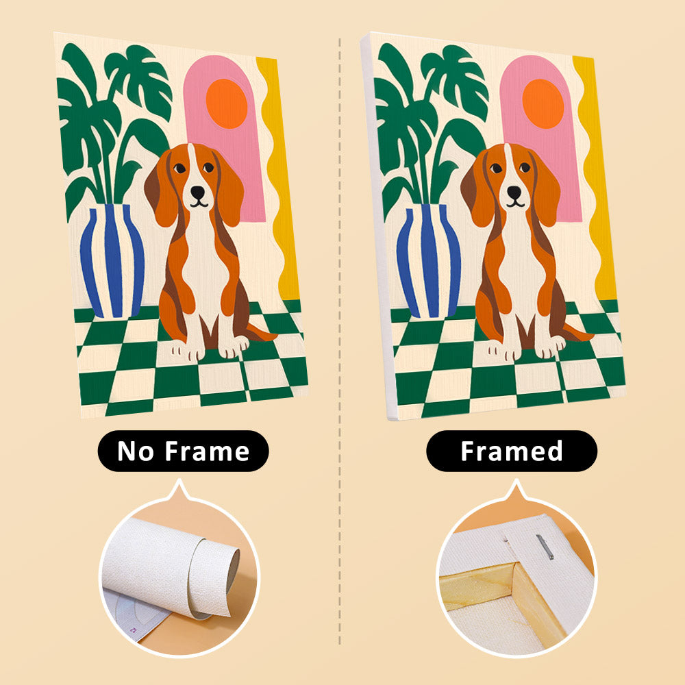 Dalmatian and Frenchie at Home mini paint by numbers – image 13