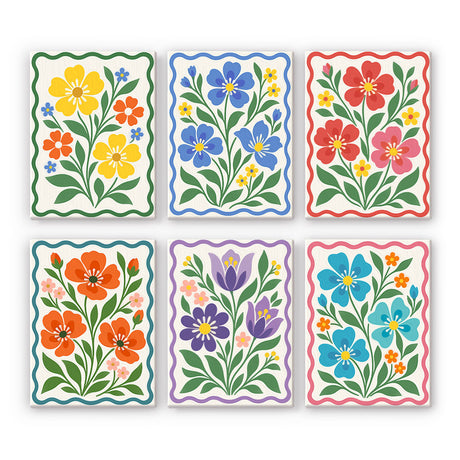Scalloped Folk Floral mini paint by numbers – image 7
