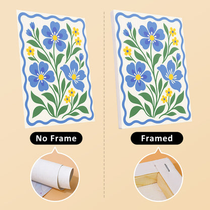 Scalloped Folk Floral mini paint by numbers – image 13