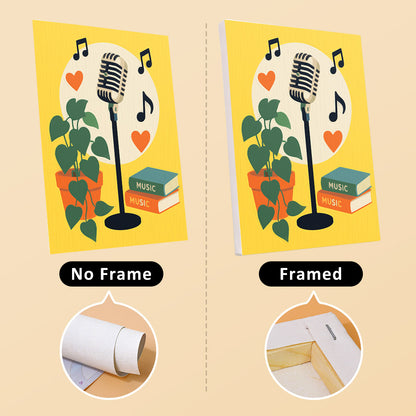 Cheerful Music Instruments mini paint by numbers – image 13