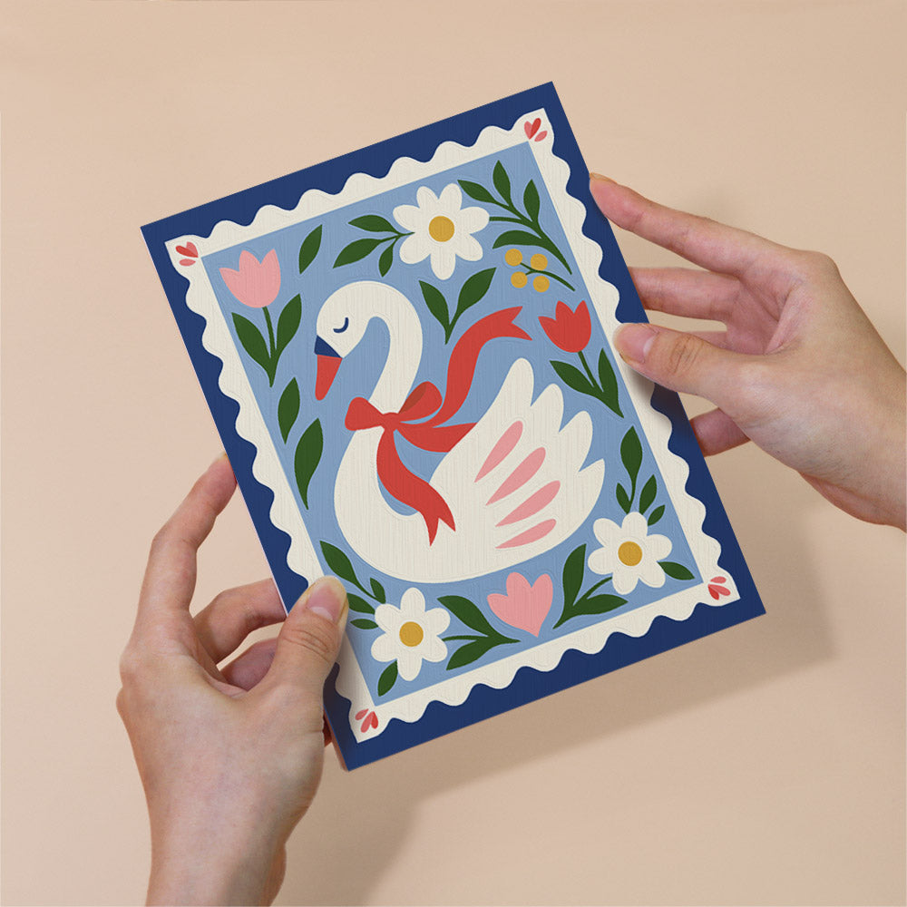 Bluebird, Swan and Twin Fish mini paint by numbers – image 6