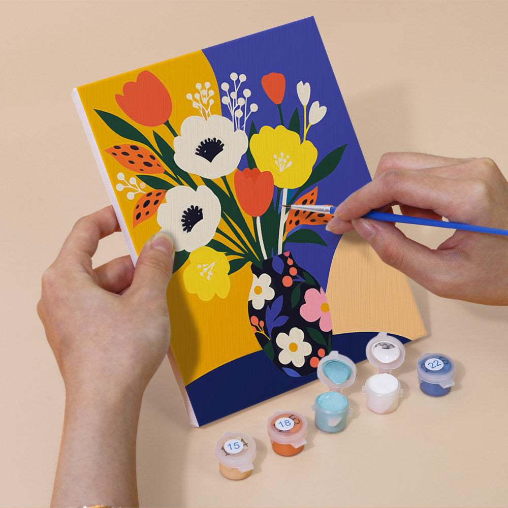 Bold Floral Bouquets mini paint by numbers – image 5