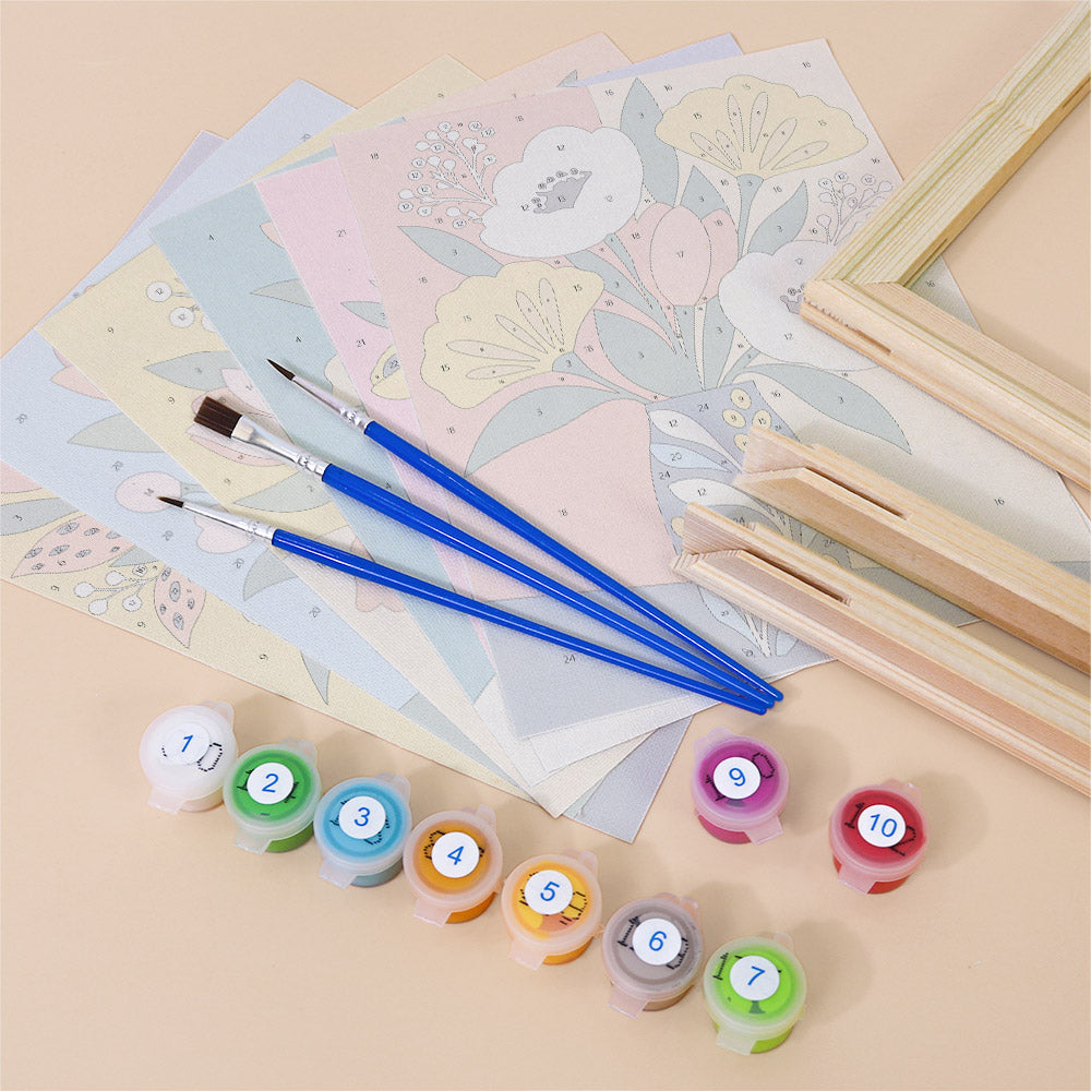 Bold Floral Bouquets mini paint by numbers – image 11