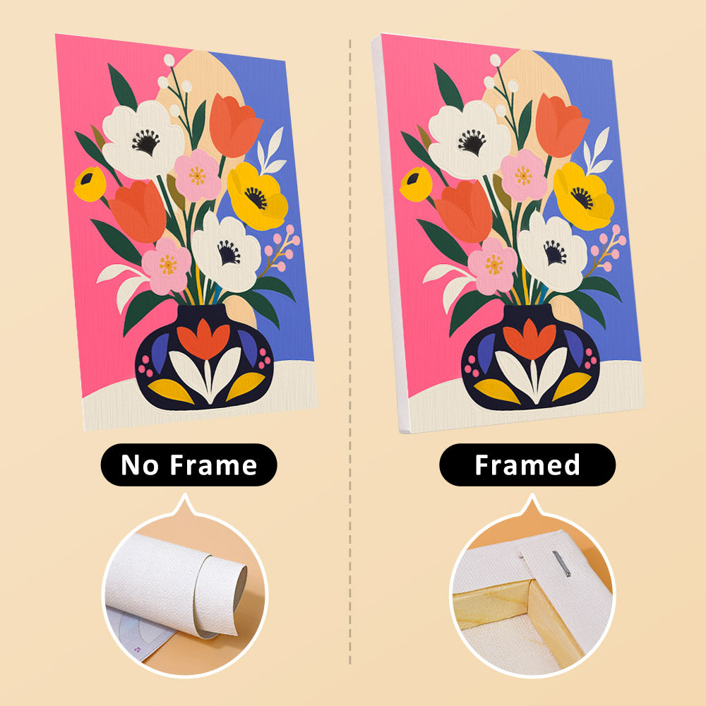 Bold Floral Bouquets mini paint by numbers – image 13