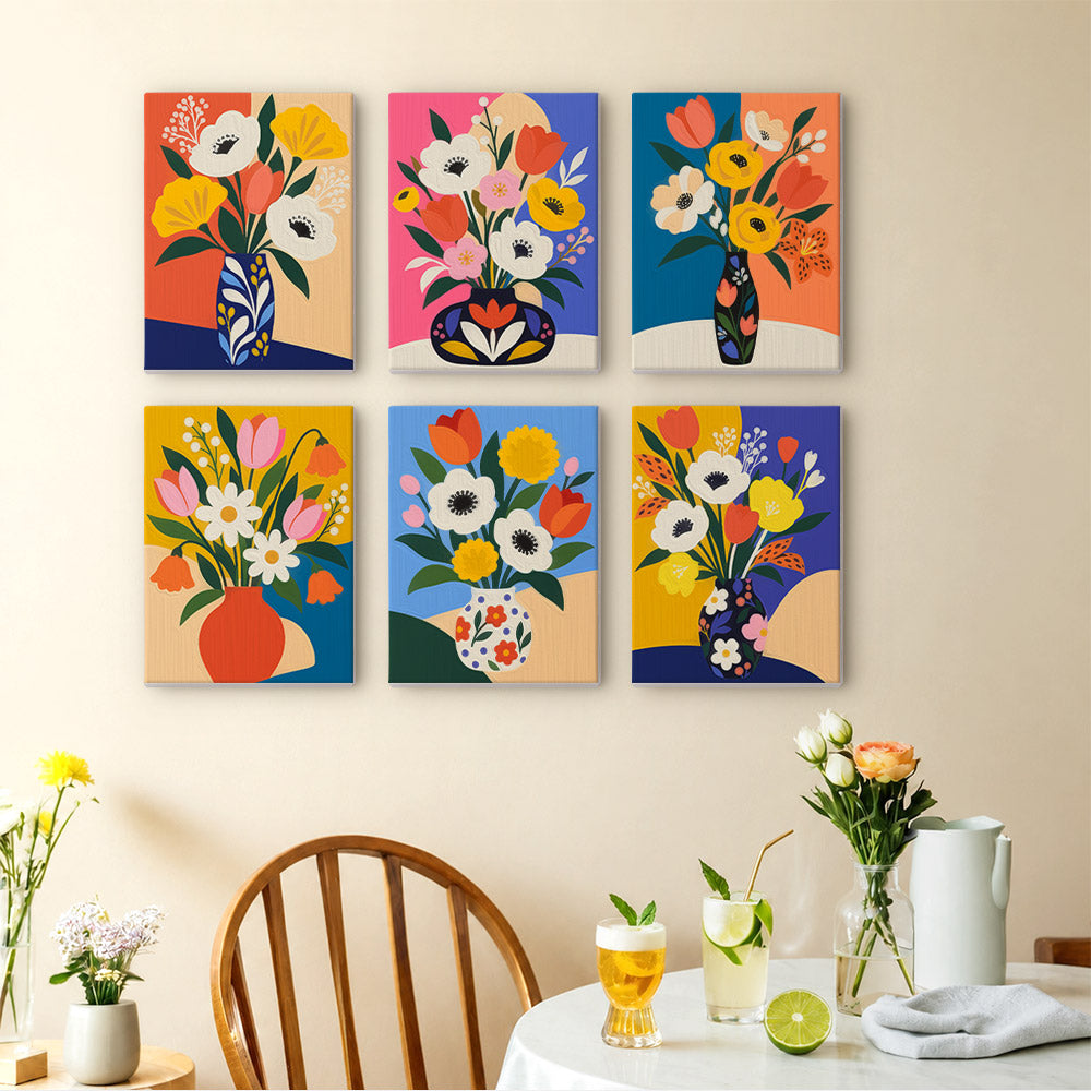 Bold Floral Bouquets mini paint by numbers – image 14
