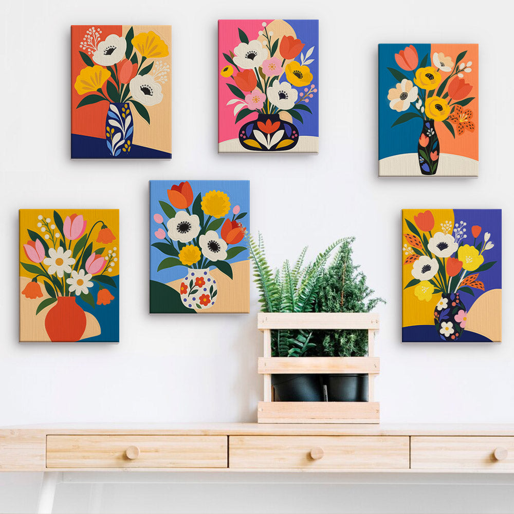 Bold Floral Bouquets mini paint by numbers – image 15