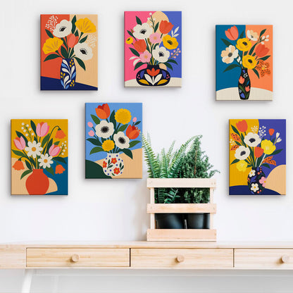 Bold Floral Bouquets mini paint by numbers – image 15