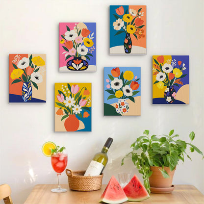 Bold Floral Bouquets mini paint by numbers – image 17