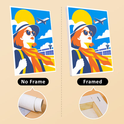 Train Windows and Airport Gates mini paint by numbers – image 13