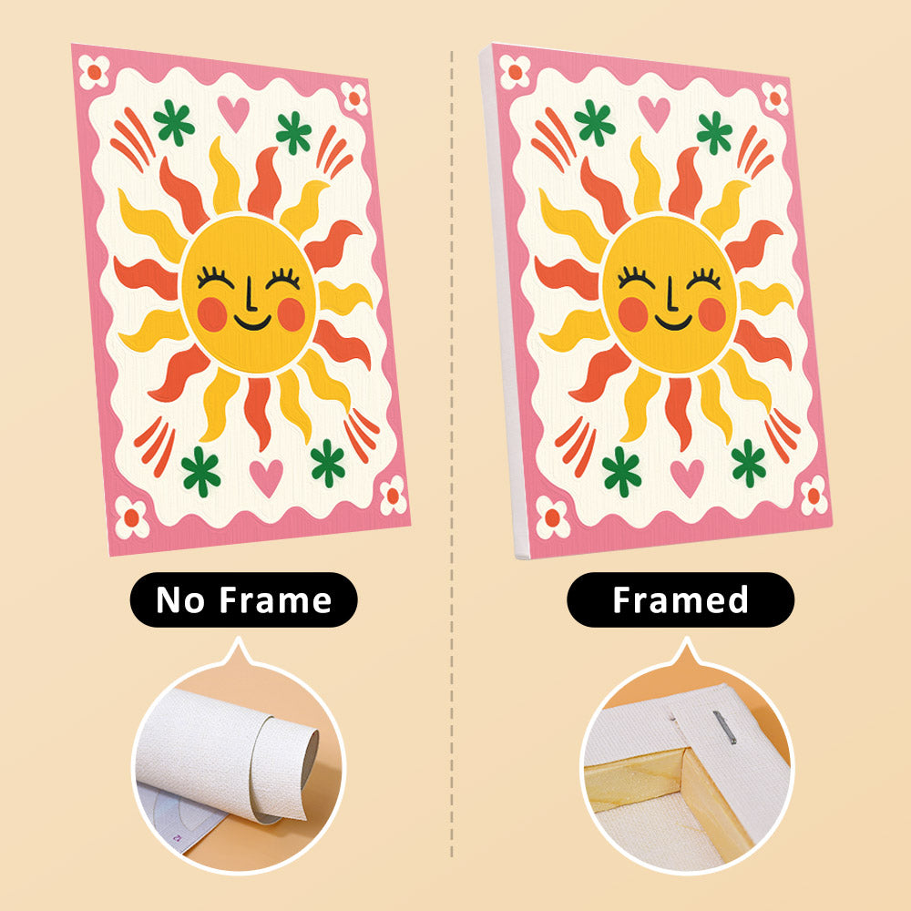 Cheerful Retro Icons mini paint by numbers – image 13