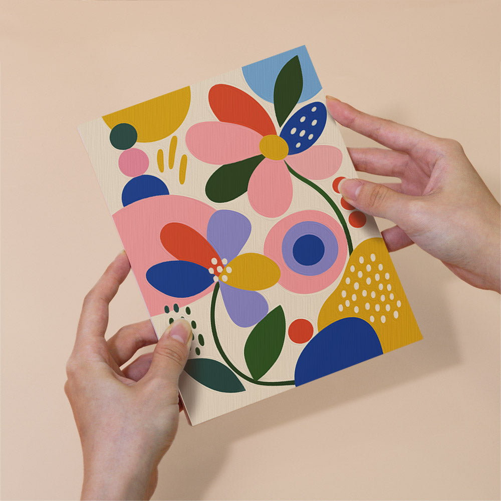 Playful Abstract Florals mini paint by numbers – image 6