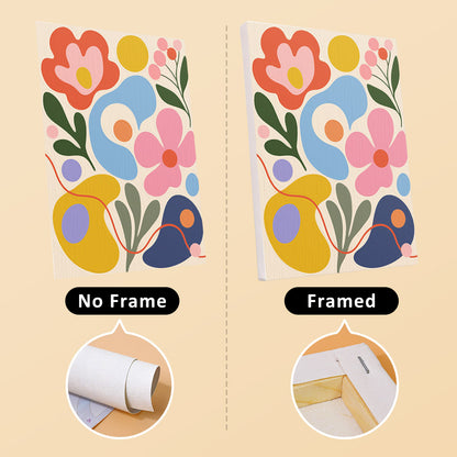 Playful Abstract Florals mini paint by numbers – image 13