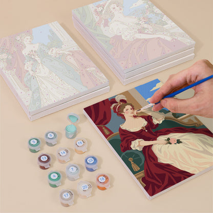 Graceful Regency Ladies mini paint by numbers – image 4