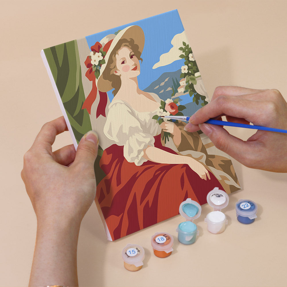 Graceful Regency Ladies mini paint by numbers – image 5