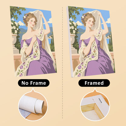 Graceful Regency Ladies mini paint by numbers – image 13