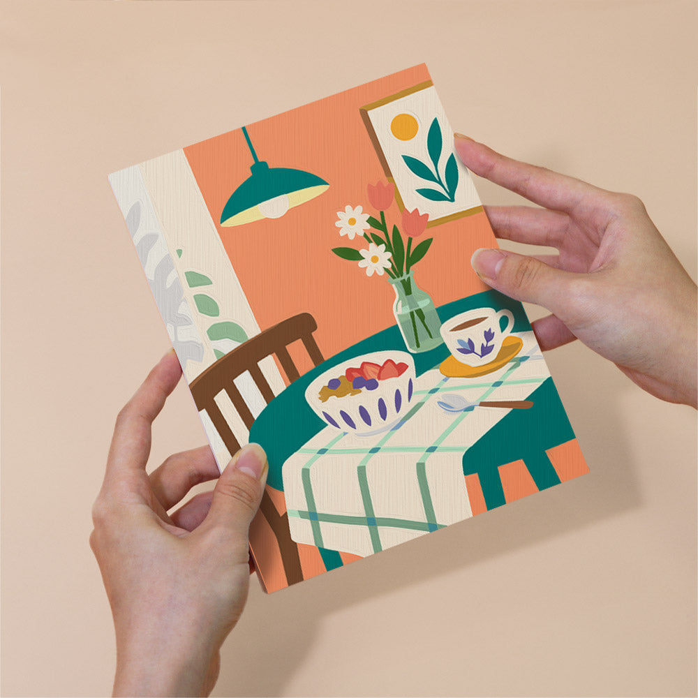 Cozy Breakfast Tables mini paint by numbers – image 6