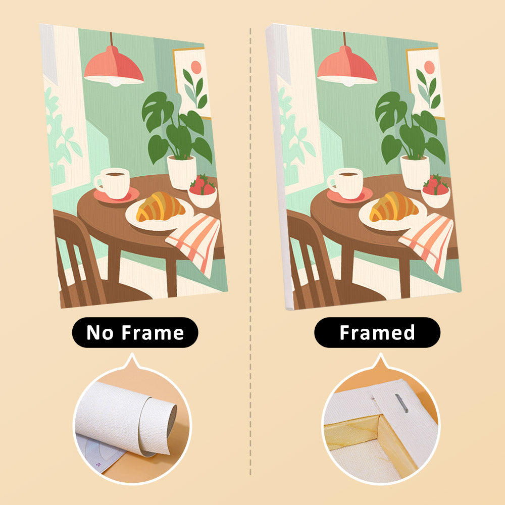 Cozy Breakfast Tables mini paint by numbers – image 13