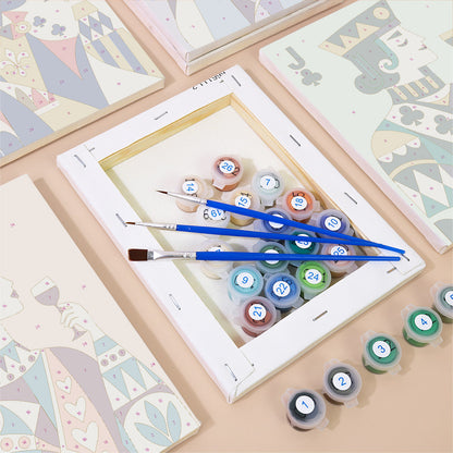 Royal Playing Card Figures mini paint by numbers – image 2