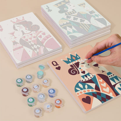Royal Playing Card Figures mini paint by numbers – image 4