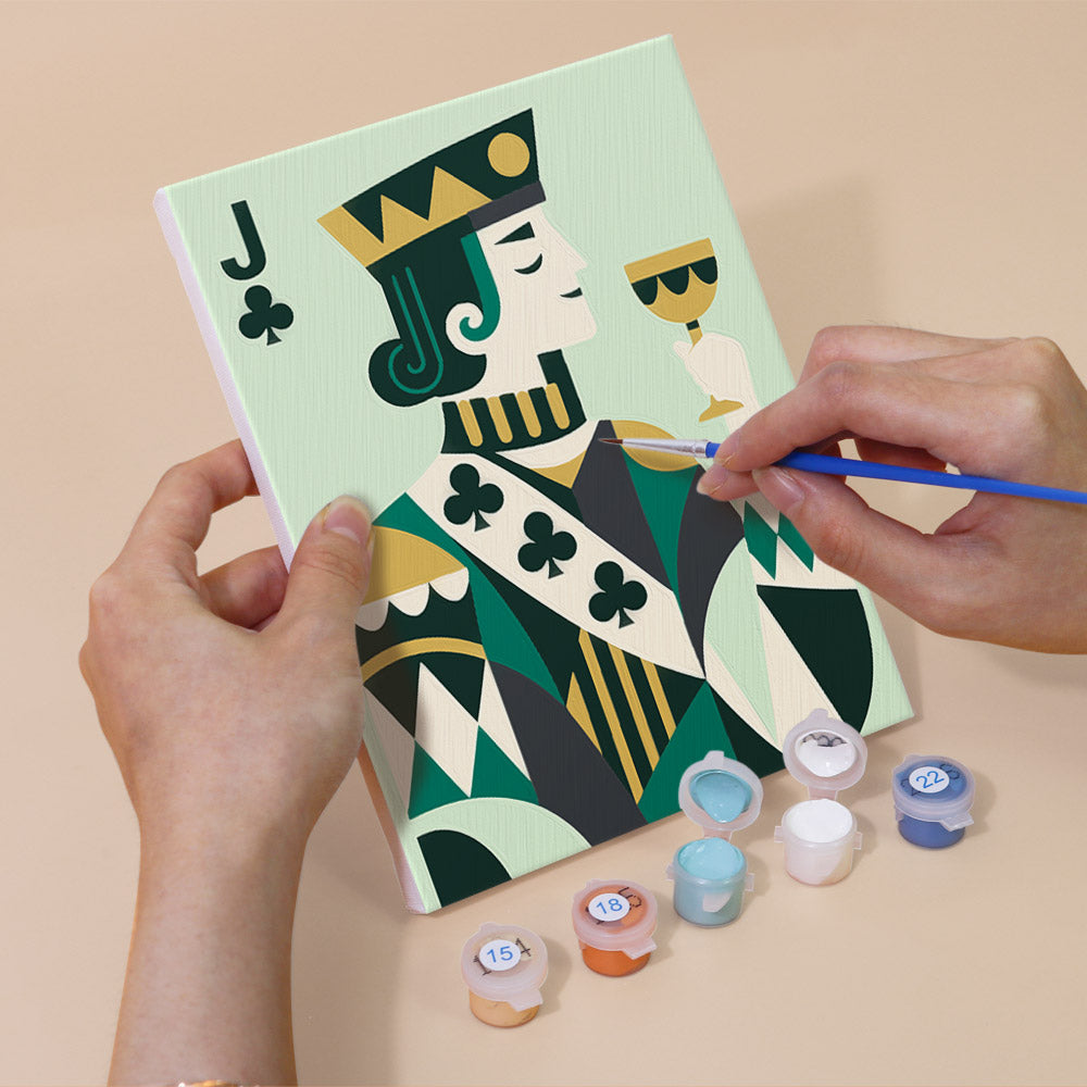 Royal Playing Card Figures mini paint by numbers – image 5