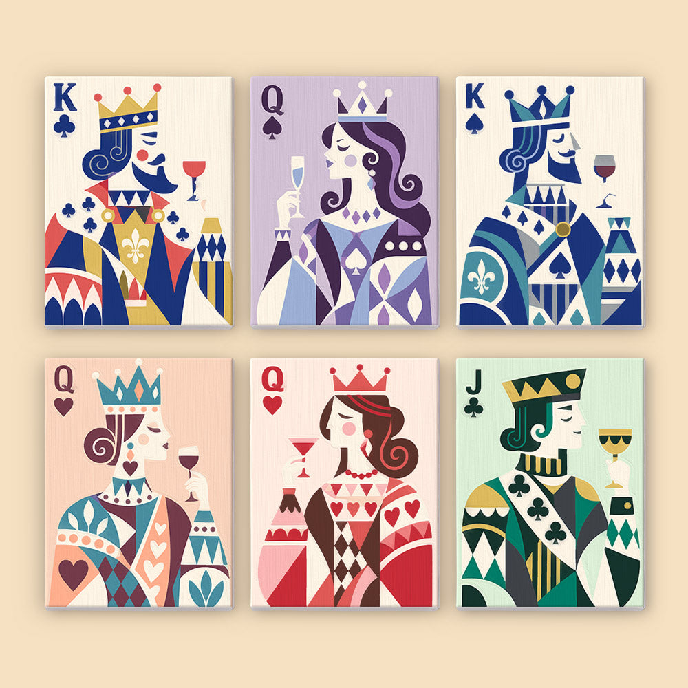 Royal Playing Card Figures mini paint by numbers – image 8