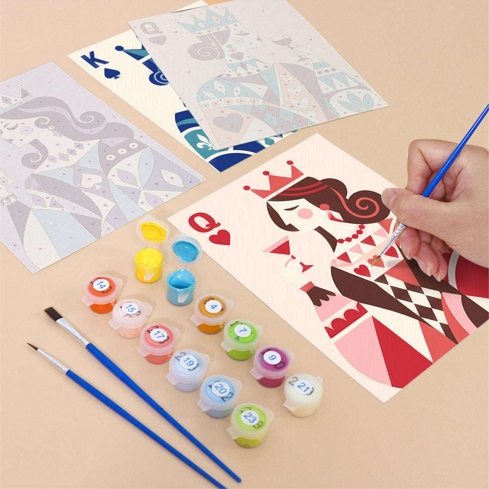 Royal Playing Card Figures mini paint by numbers – image 12