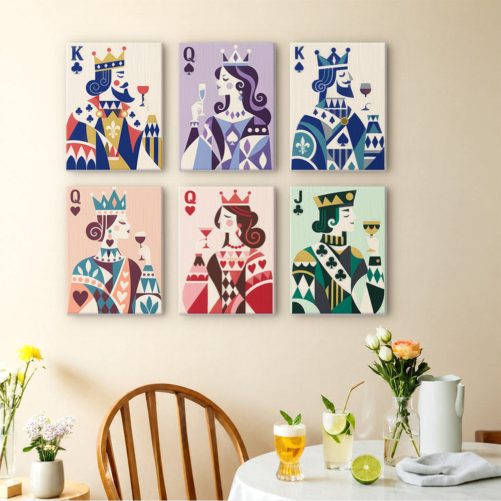 Royal Playing Card Figures mini paint by numbers – image 14