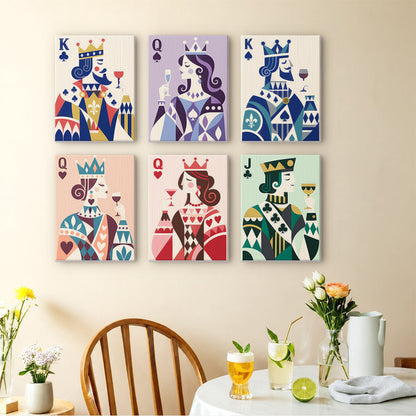 Royal Playing Card Figures mini paint by numbers – image 14