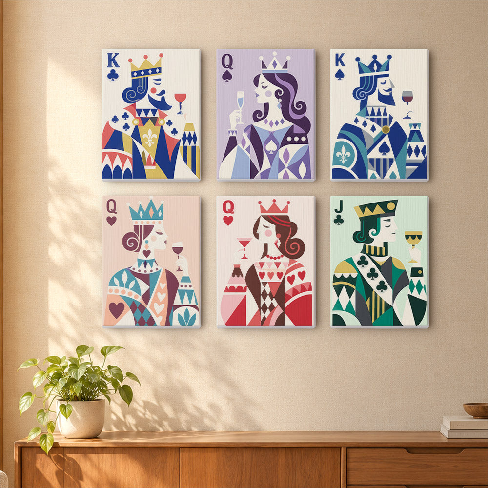 Royal Playing Card Figures mini paint by numbers – image 16