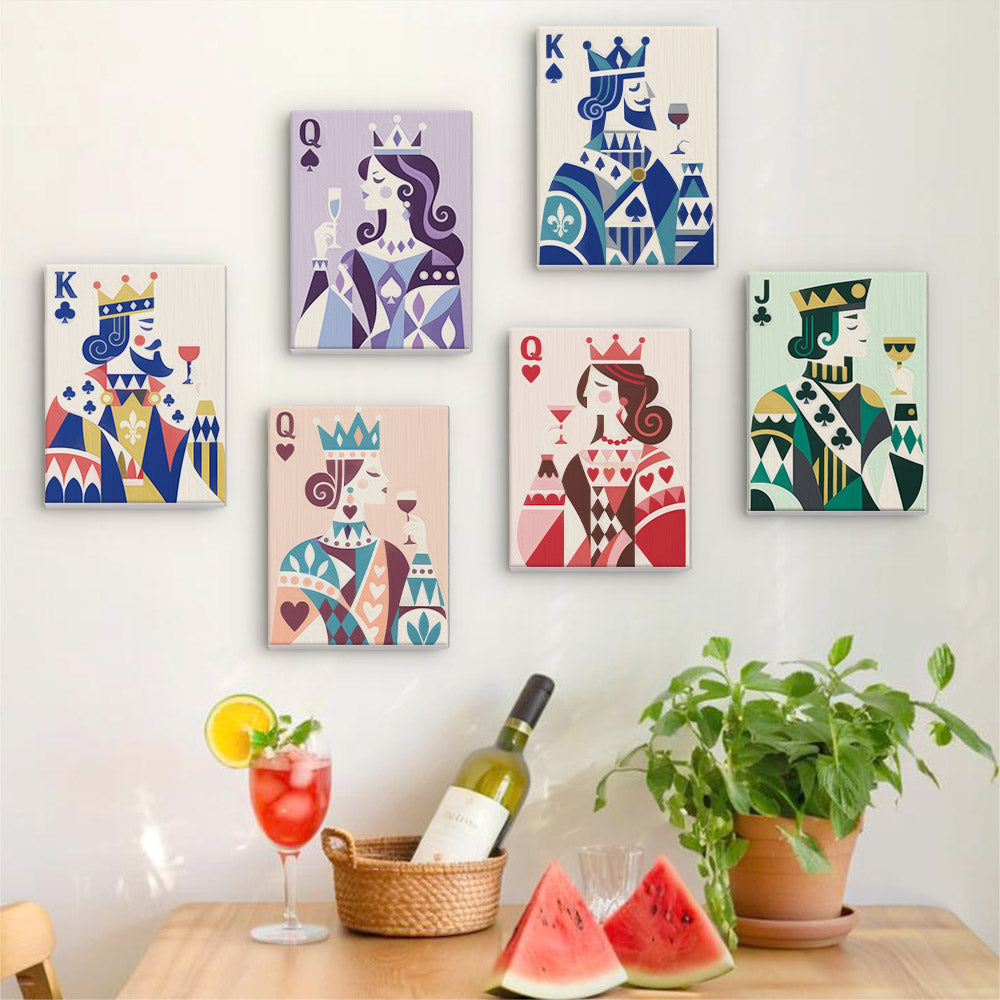 Royal Playing Card Figures mini paint by numbers – image 17