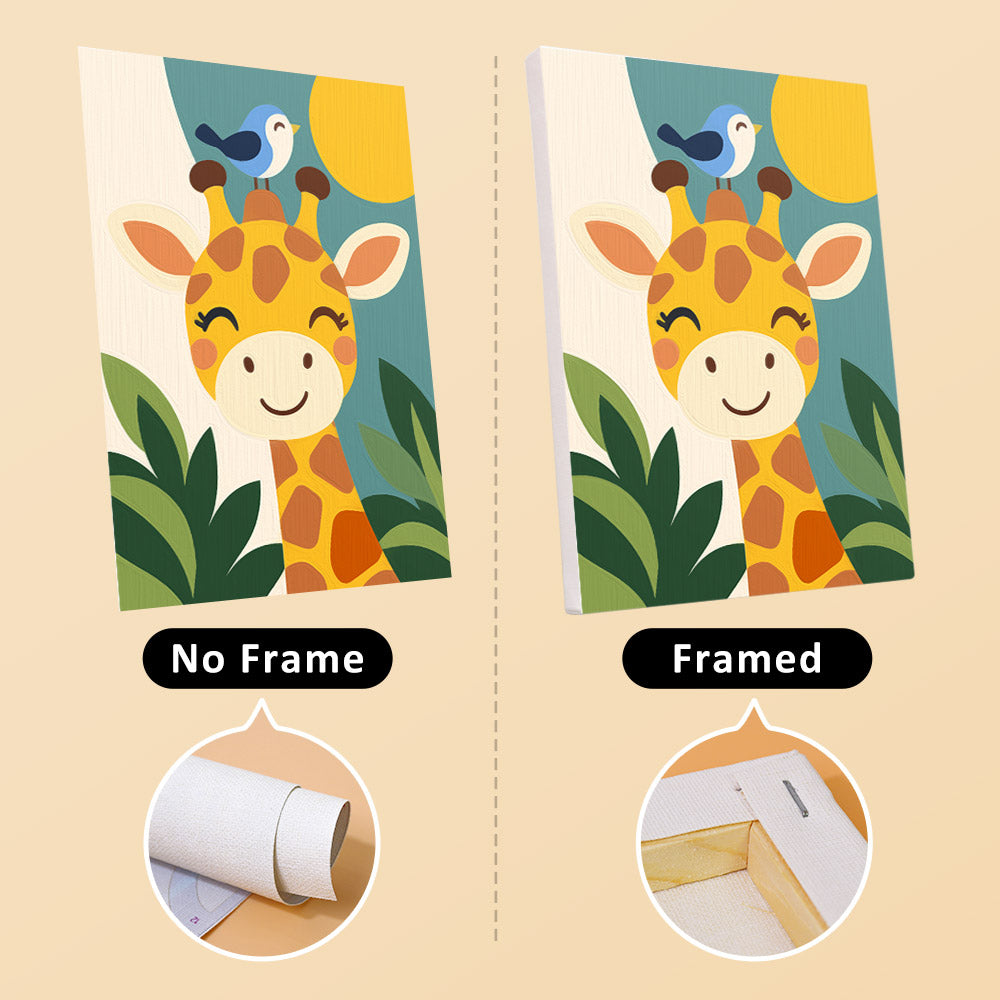 Smiling Animal Friends mini paint by numbers – image 13