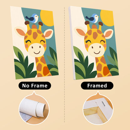Smiling Animal Friends mini paint by numbers – image 13