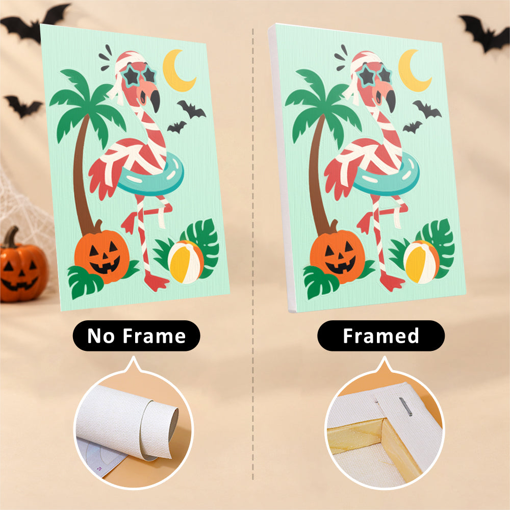 Tropical Halloween Animals mini paint by numbers – image 13