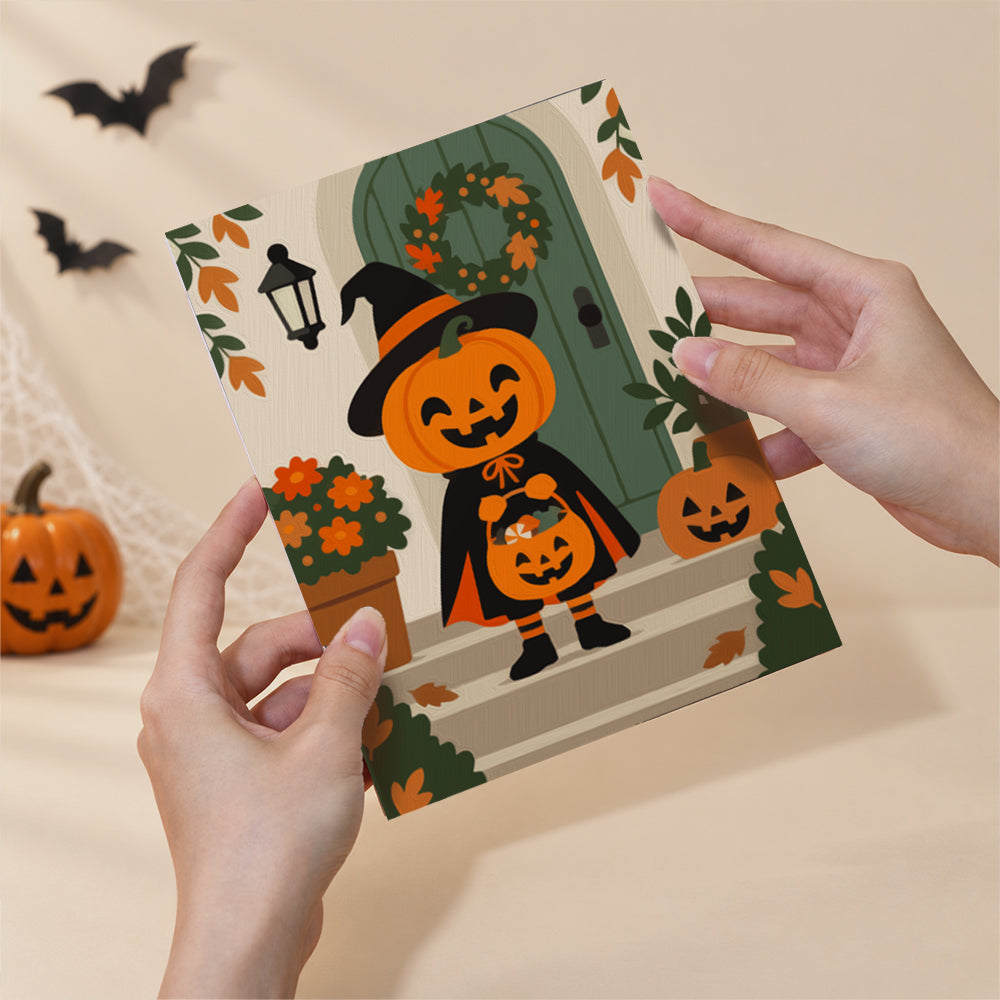 Cute Witches and Pumpkins mini paint by numbers – image 6