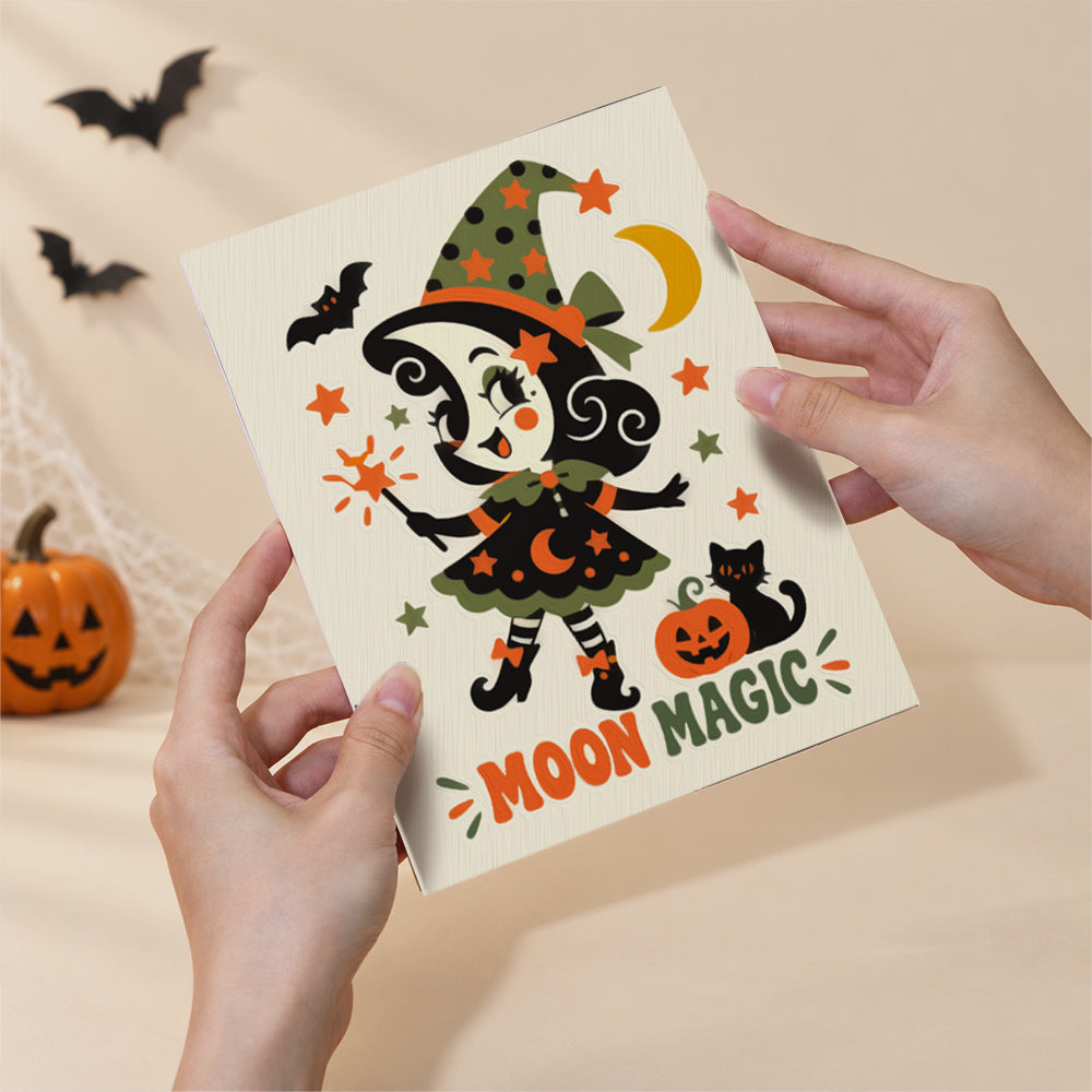 Retro Halloween Pals mini paint by numbers – image 6