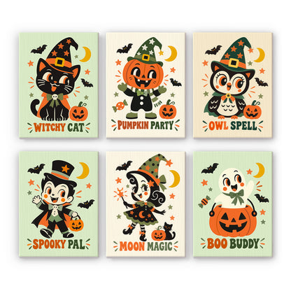 Retro Halloween Pals mini paint by numbers – image 7