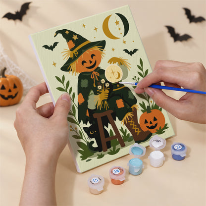 Scarecrows, Crows and Lanterns mini paint by numbers – image 5