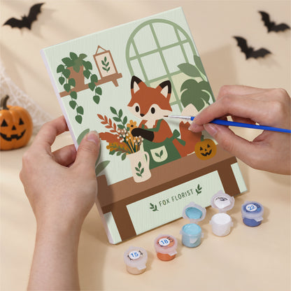 Halloween Garden Helpers mini paint by numbers – image 5