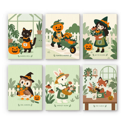Halloween Garden Helpers mini paint by numbers – image 7