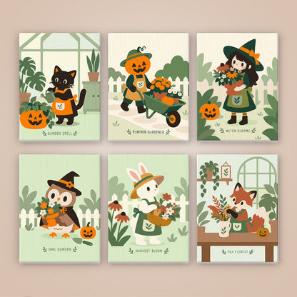 Halloween Garden Helpers mini paint by numbers – image 8